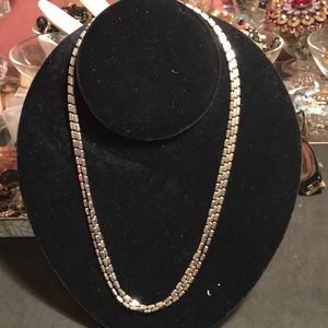 Sterling silver necklace.